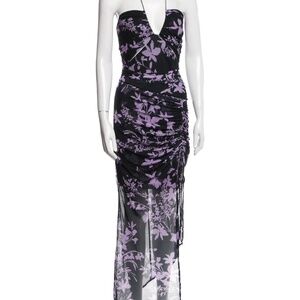 Nicholas Floral Print Long Dress